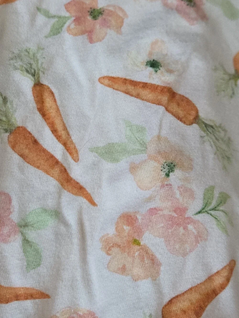 Laree And Co Pink Carrot Ruffle Bamboo Convertible Sleeper